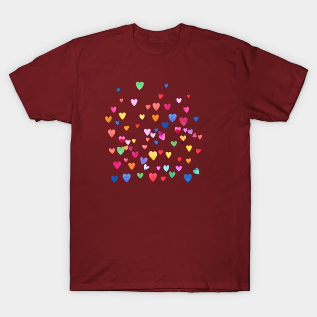 Flying Hearts T-Shirt by ninoladesign